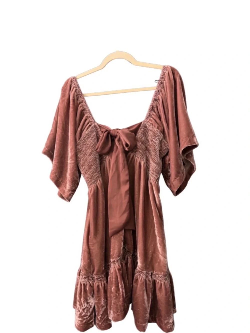 Free People Easy to Love Velvet Dress